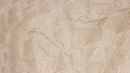 Recycled crumpled brown paper texture background for business education and communication concept design.