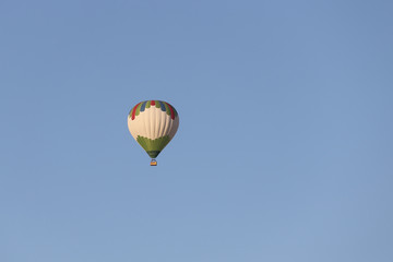 Hot Air Balloon Over Goreme Town