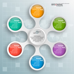 Abstract 3D Paper Infographics