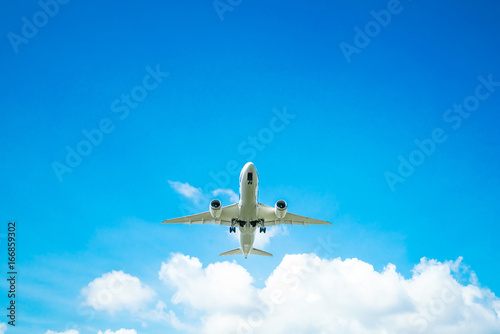 旅客機 飛行機 青空 Wall Mural Wallpaper Murals Naka 旅客機 飛行機 青空 Wall Mural Wallpaper Murals Naka