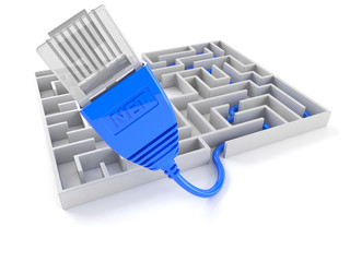 Network labyrinth