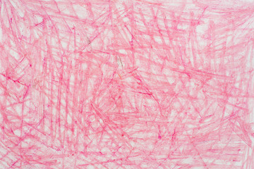 Fototapeta premium pink crayon doodles background texture