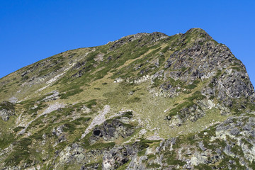 The peak on Rila mountain