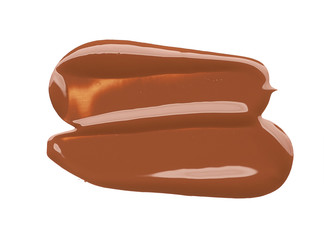smear paint of cosmetic products