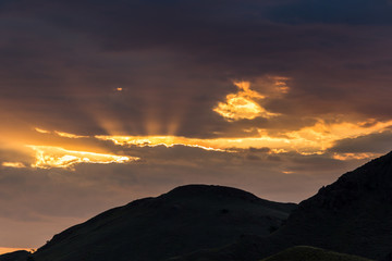 Sonnenuntergang im Komodo-Archipel - Kleine Sundainseln - Indonesien