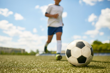 Young Boy Playing Sports