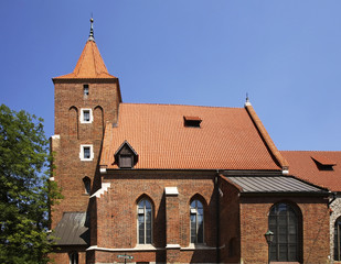 Fototapeta na wymiar Church of Holy Cross in Kazimierz. Krakow. Poland