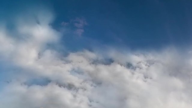 Flying above clouds sun aeroplane airplane plane float fly sky stratosphere 4k
