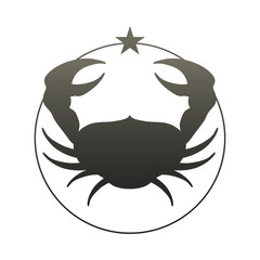 Zodiac Sign. Cancer. Vector Illustration