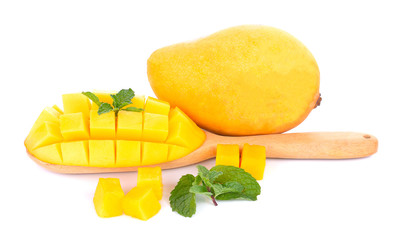 Mango isolated on white background