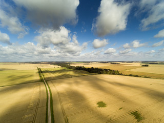 Cloudy summer day in contryside, Latvia.