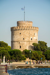 The white tower at Thessaloniki city