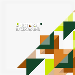 Obraz premium Triangle pattern design background