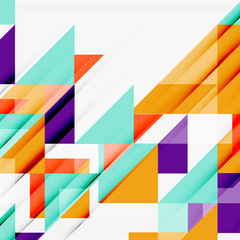 Triangle pattern design background