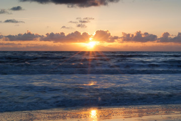 Sonnenuntergang am Meer