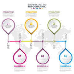 Business Infographics design template illustration