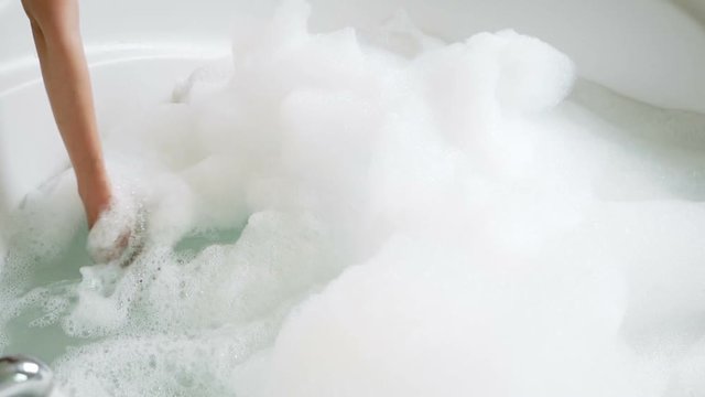 Bubble bath foam Stock Photo by ©Lighthunter 136769770