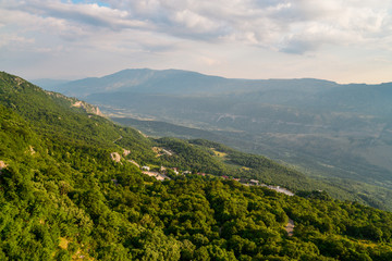 Naklejka premium View on mountains from Ostrog monastery