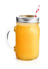 Healthy yellow smoothie