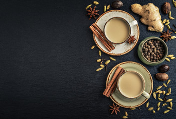 Obraz na płótnie Canvas masala chai tea