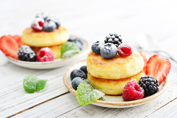 Cottage cheese pancakes