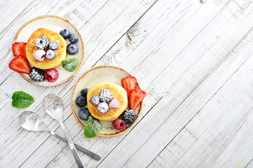 Cottage cheese pancakes