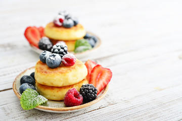 Cottage cheese pancakes