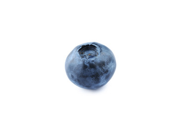 Tasty blueberry isolated on a white