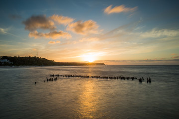 Naklejka premium Baltic Sea Sunset