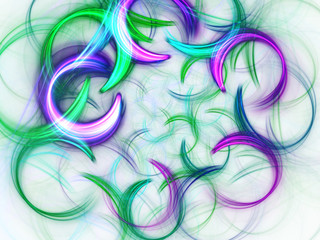 Abstract fractal background