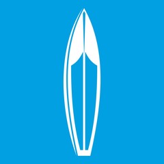 Surfboard icon white