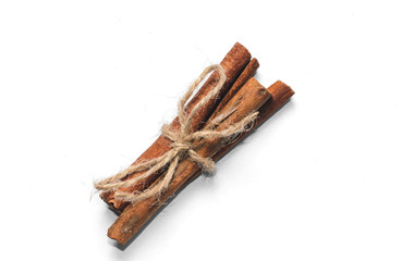 Several bandaged cinnamon sticks