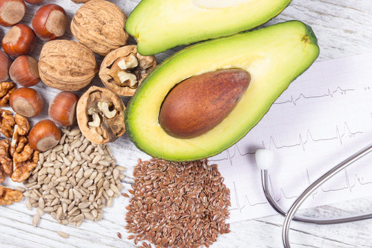 Sources of omega 3 fatty acids contained in the food.