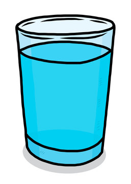 A Glass Of Water Cartoon Images – Browse 58,380 Stock Photos