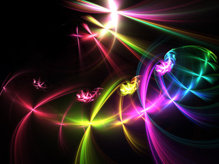Abstract fractal background