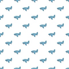 Blue airplane pattern