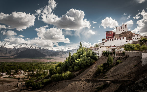  Thiksey Gompa, Thiksey Monastery Ladak India