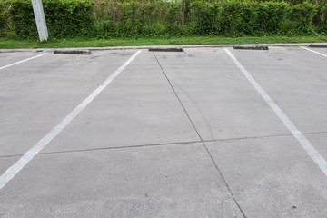 Fototapeta premium empty space for cars ,outdoor car parking .