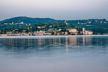 Tramonto sul lago d'Orta