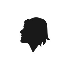 human head silhouette vector
