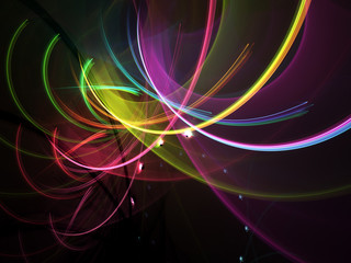 Abstract fractal background