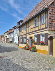 auf dem Münzenberg in Quedlinburg,Harz,Sachsen-Anhalt,Deutschland