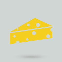 Fototapeta na wymiar color cheese icon