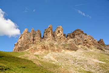 Seiser Alm mit Rosszähnen