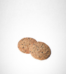 cookies or butter cookies on a background.