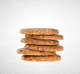 cookies or butter cookies on a background.