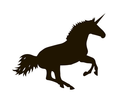 Fototapeta Unicorn silhouette