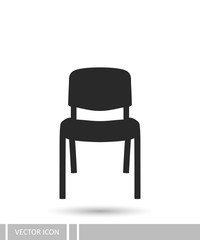 Chair vector icon - 166891915