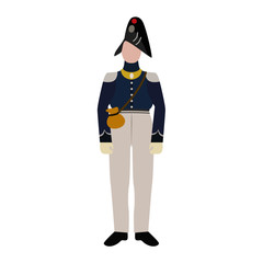 soldier 19th century flat icon