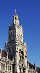 The new town hall in Munich